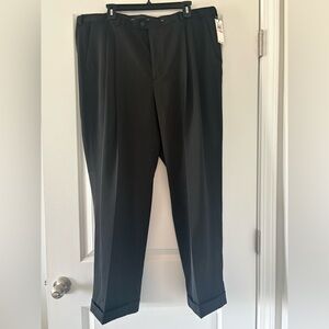 Perry Ellis Men's Black Dress Trousers